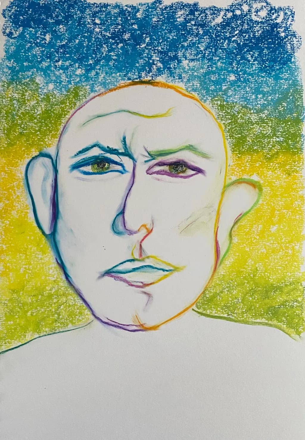 Vibrant Expressions: A Colorful Portrait of Emotion and Identity