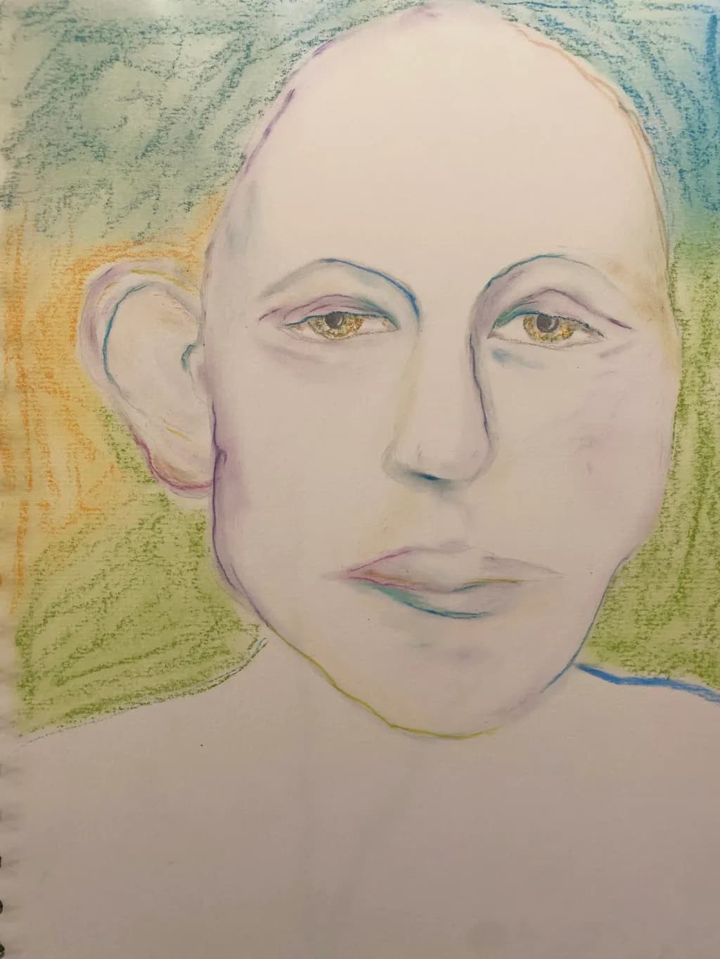 Whispers of Identity: A Soft Portrait in Pastel Hues