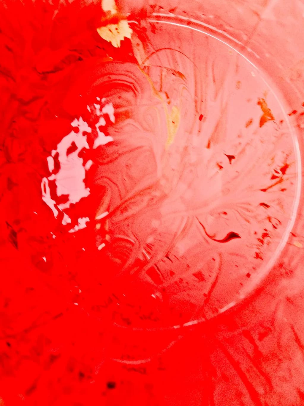 Crimson Whispers: A Dance of Color and Emotion in Abstract Form