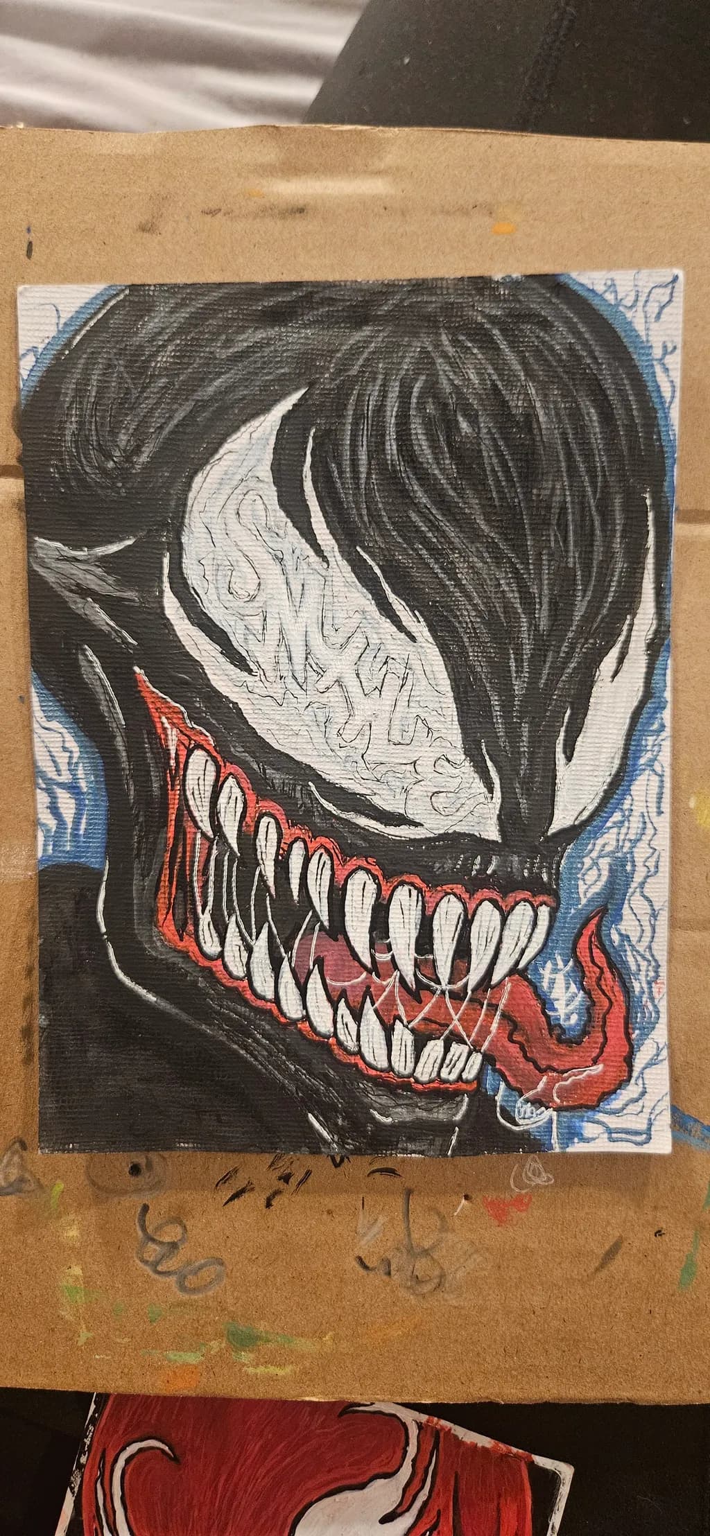 Dark Whispers: The Sinister Smile of Venom
