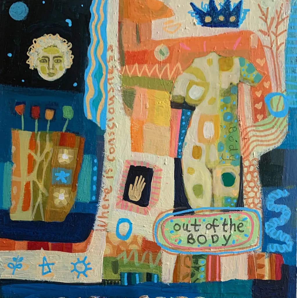 Out of the Body: A Surreal Exploration of Colorful Consciousness