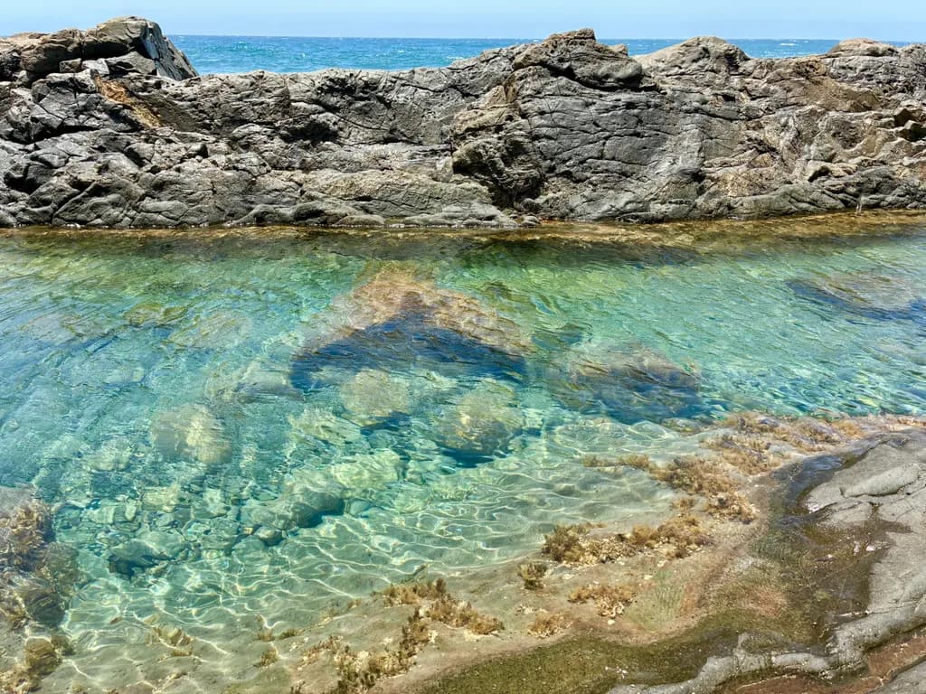 Tranquil Waters: A Serene Coastal Reflection of Nature's Beauty