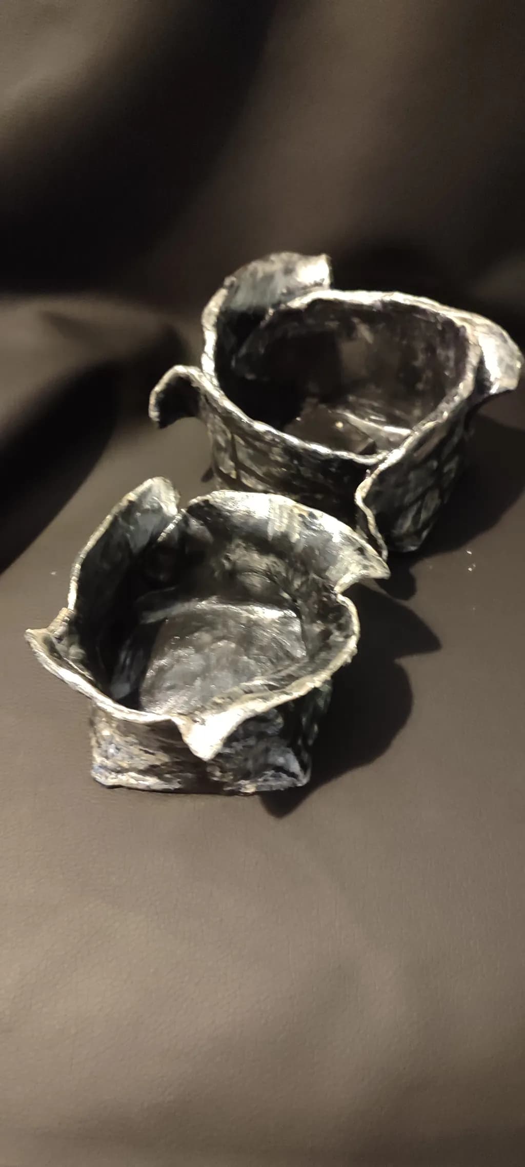 Whimsical Elegance: Handcrafted Blackened Bowls for Unique Decor