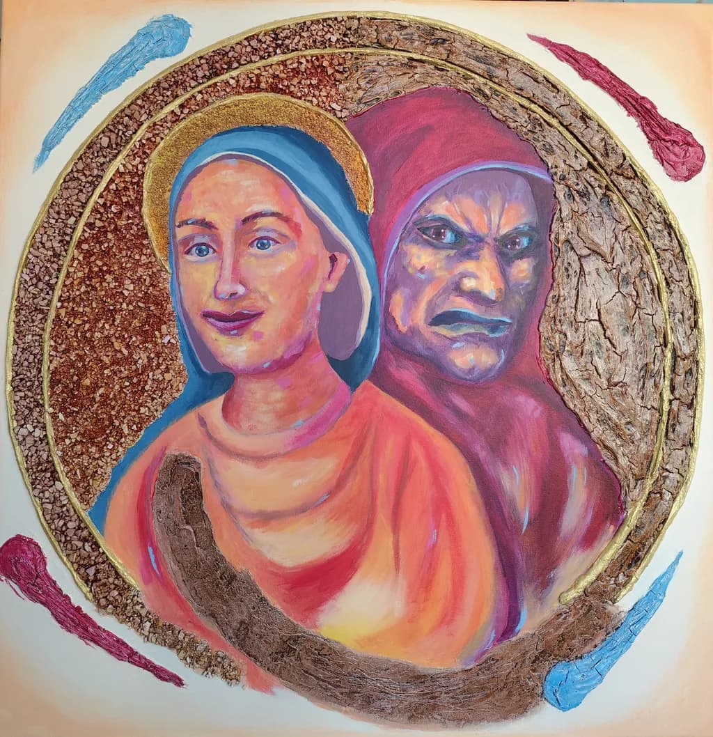 Duality of Existence: The Sacred and the Profane in Colorful Harmony