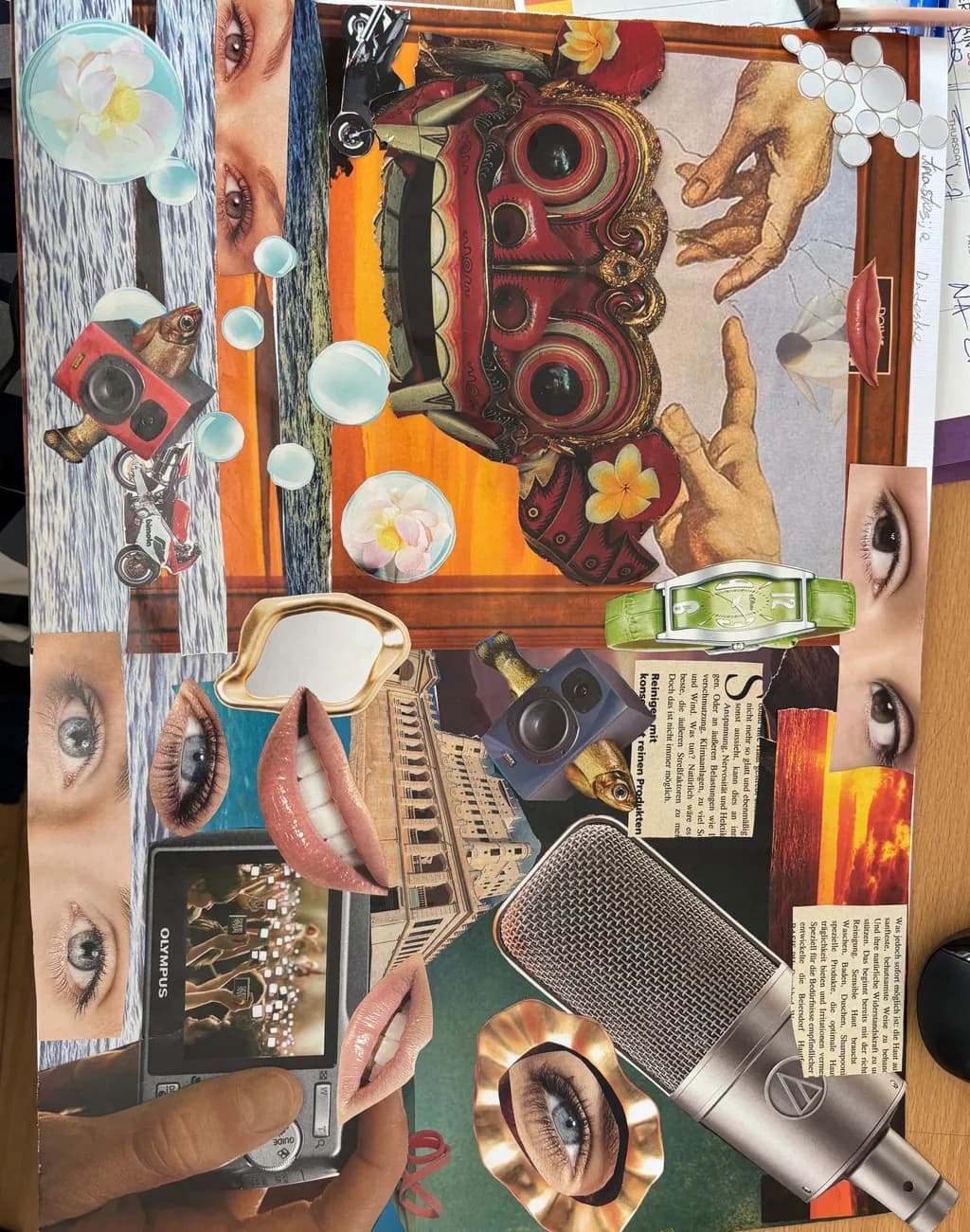 Collage of Imagination: A Vibrant Tapestry of Expression and Creativity in Visual Art