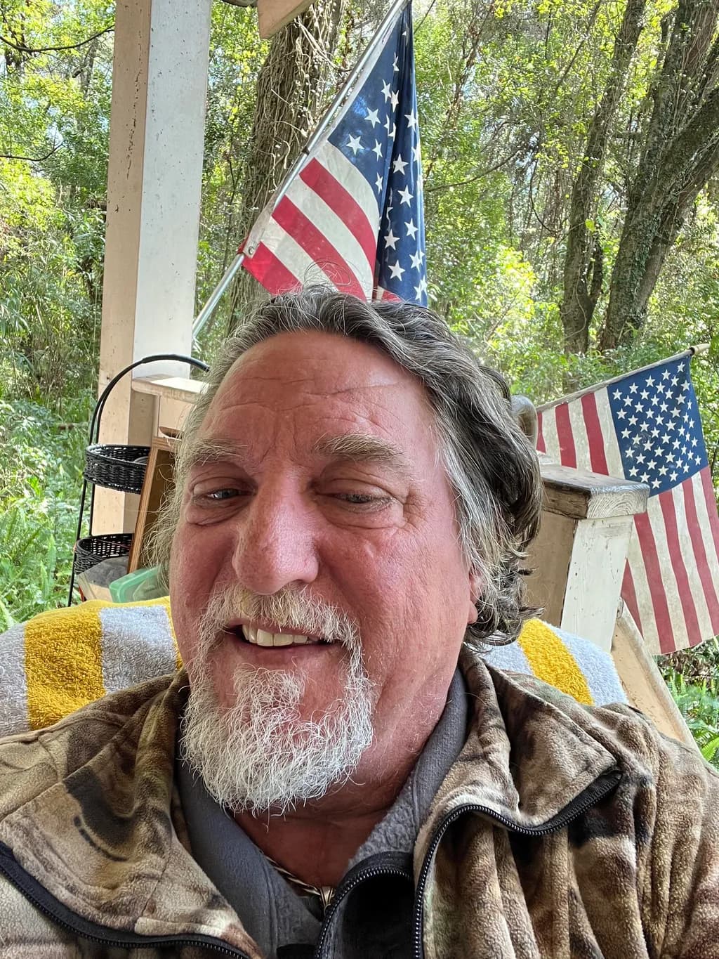 American Spirit: A Portrait of Resilience and Joy in Nature's Embrace
