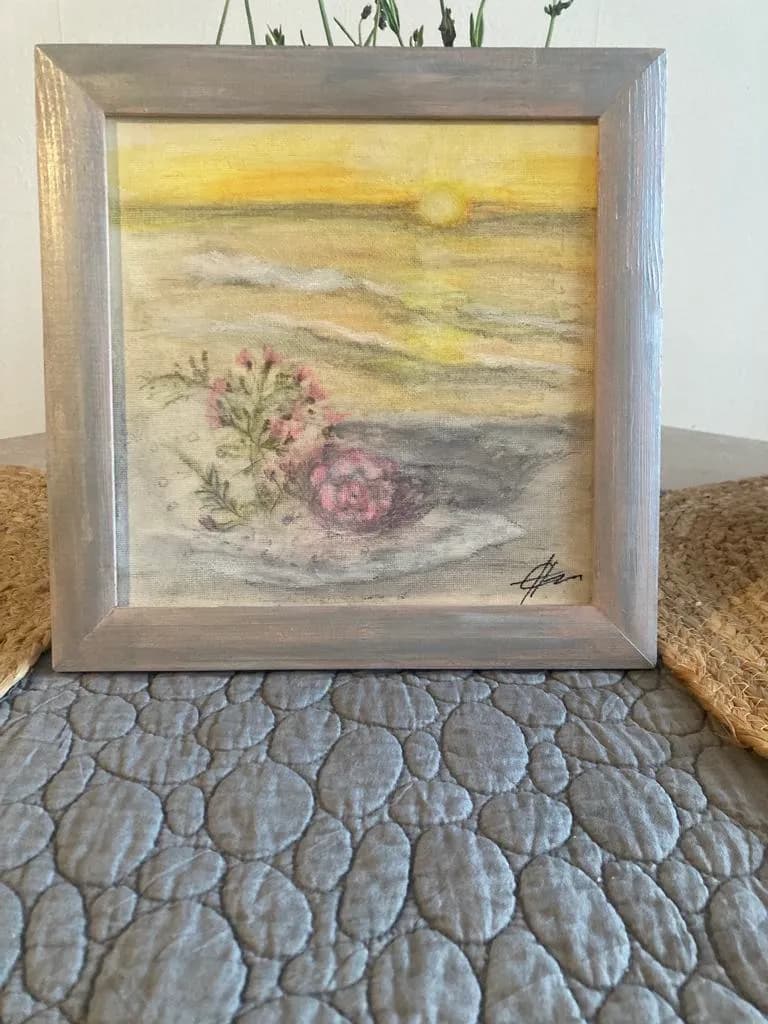 Whispers of Dawn: A Serene Coastal Bloom at Sunrise