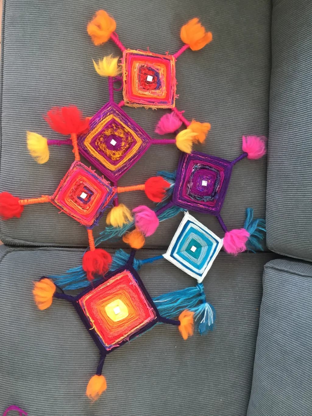 Colorful Yarn Mandala