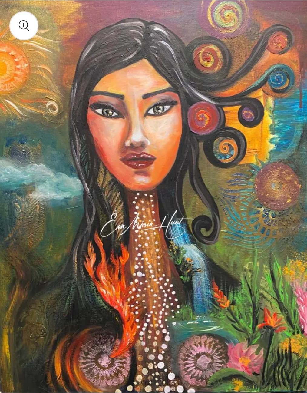 Alive - Goddess of The Earth - Fine Art Print 27.94 x 35.56 cm / 11 x 14 inches