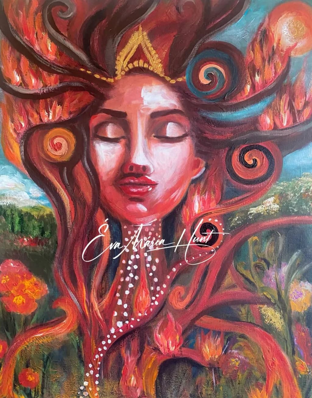 Ethereal Awakening: A Journey Through Divine Feminine Energy and Vibrant Expression