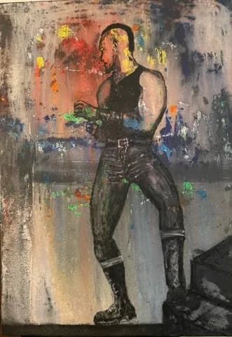 "Embodying Strength: A Vibrant Portrait of Resilience and Identity"