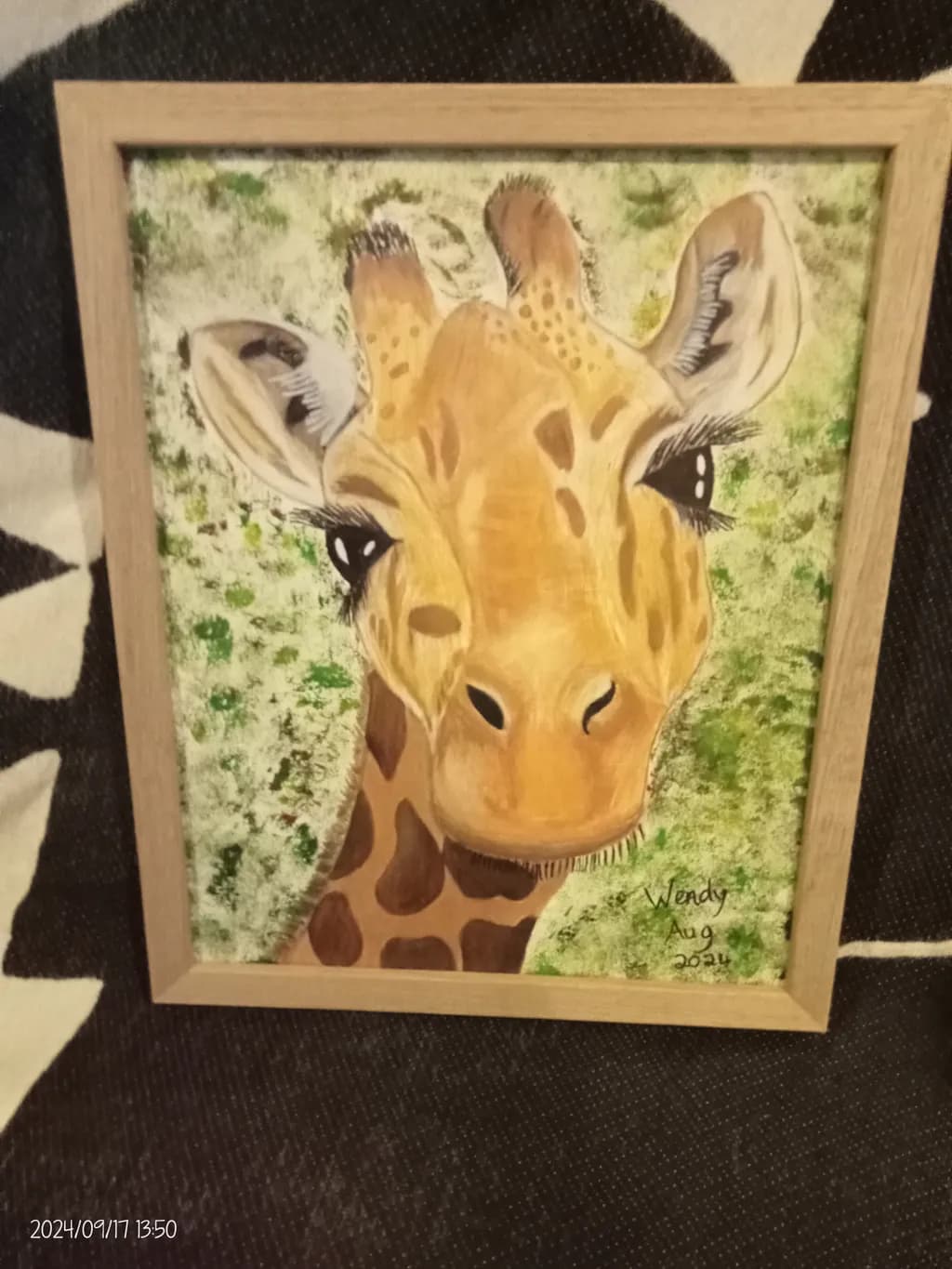 Giraffe's Gaze: A Whimsical Portrait of Nature's Gentle Giant