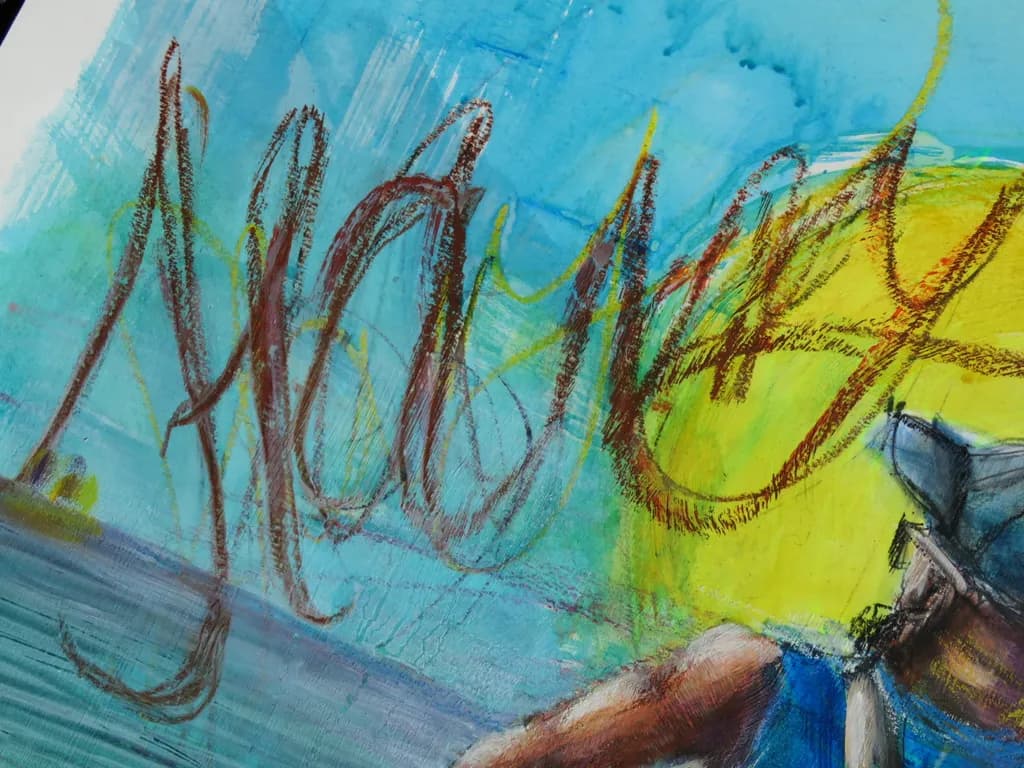 Vibrant Fluidity: An Abstract Expression of Color and Emotion