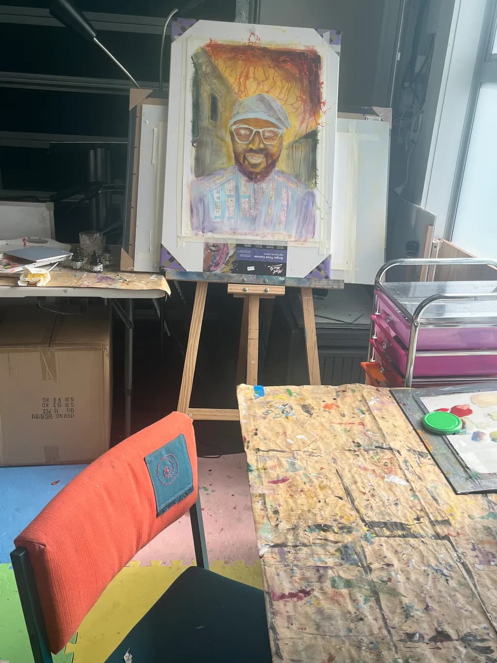 Vibrant Portrait of Identity: A Journey Through Color and Culture