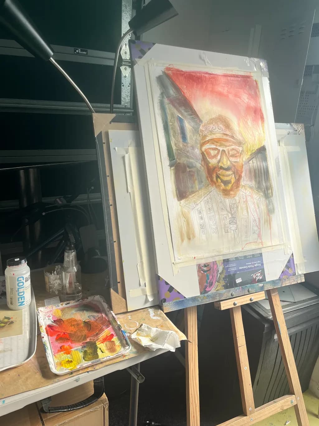 Vibrant Portrait of Joy: A Celebration of Culture and Expression