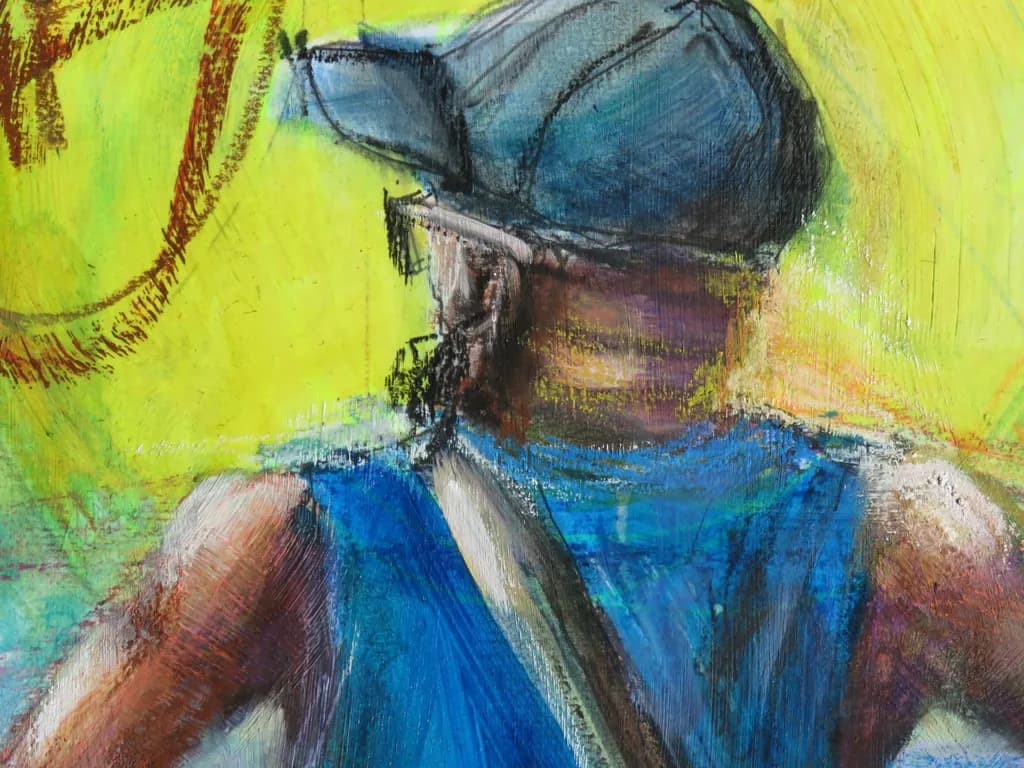 Vibrant Echoes: A Colorful Journey of Reflection and Identity