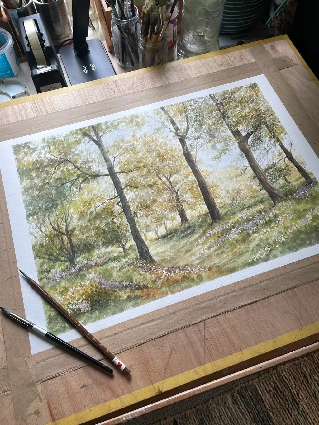 Whispers of Autumn: A Serene Woodland Escape