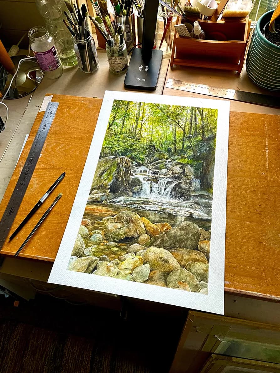 Forest Waterfall