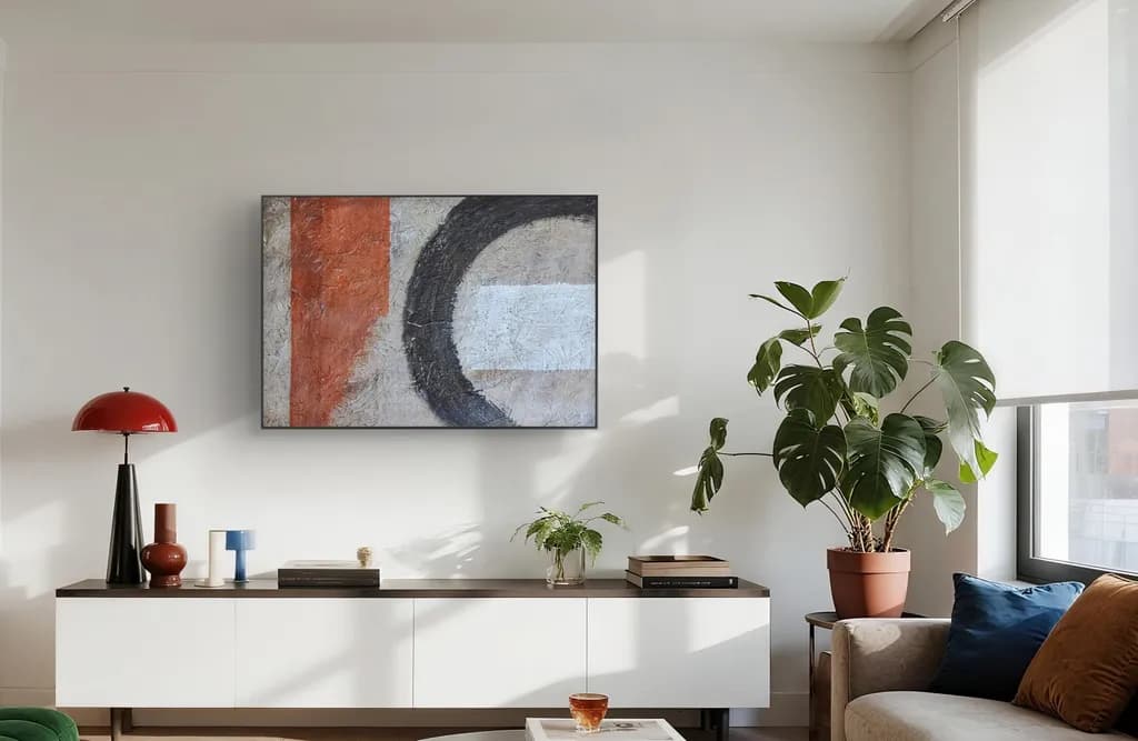 Abstract Harmony: A Contemporary Exploration of Color and Form in Modern Art