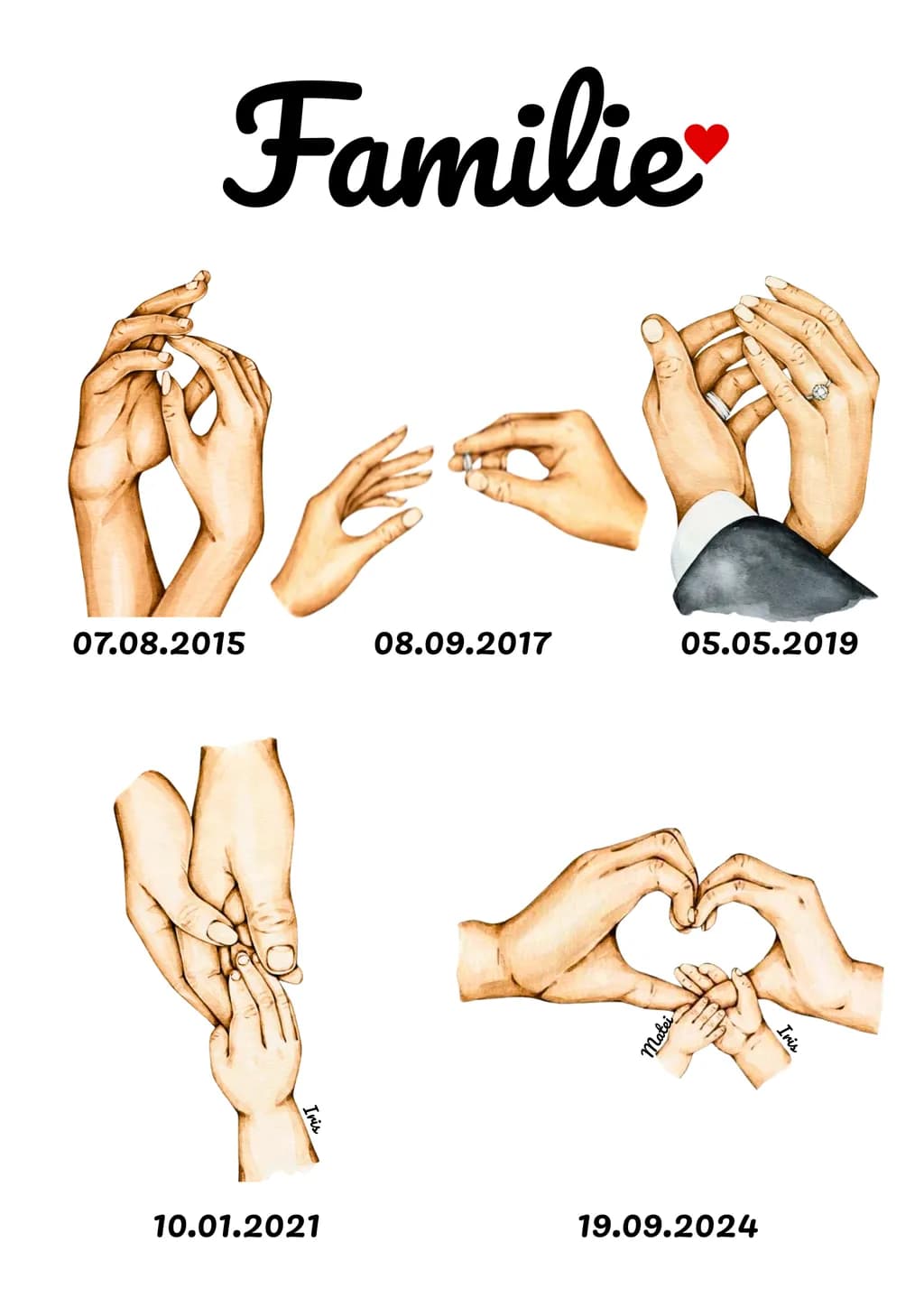 Embracing Family: A Timeless Tribute to Love and Connection Through Hands