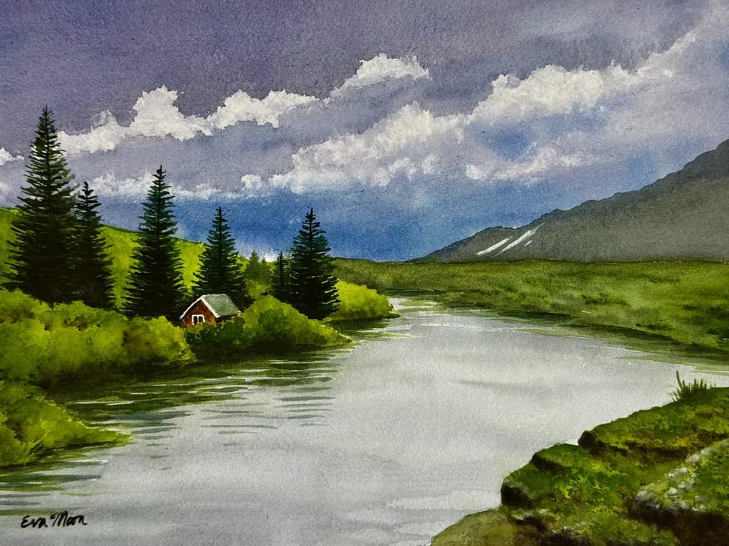 Iceland Mountain Lake