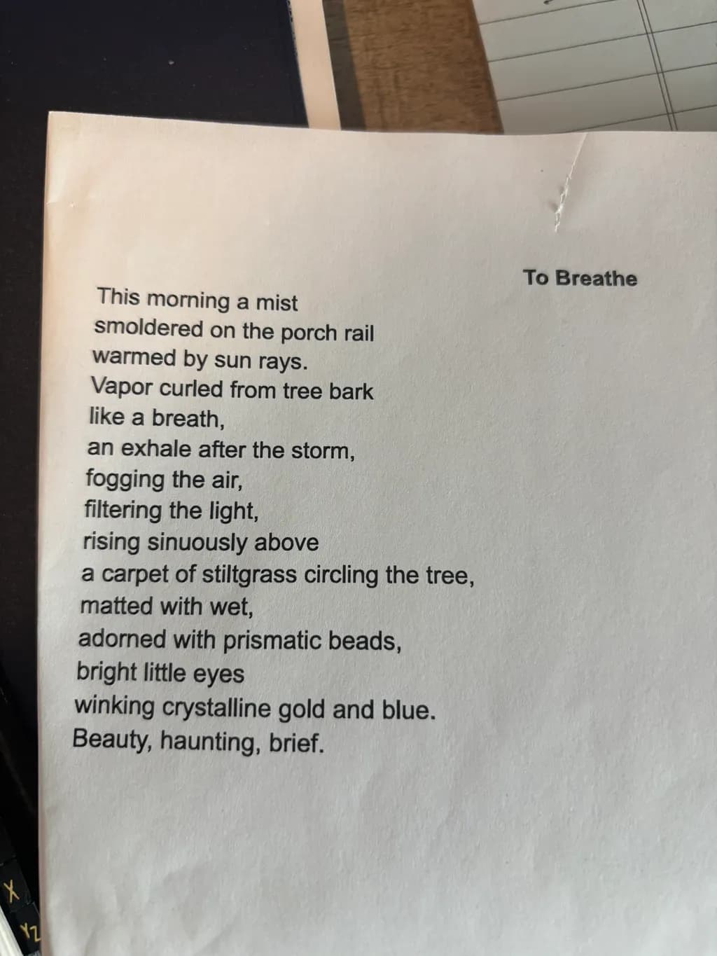To Breathe