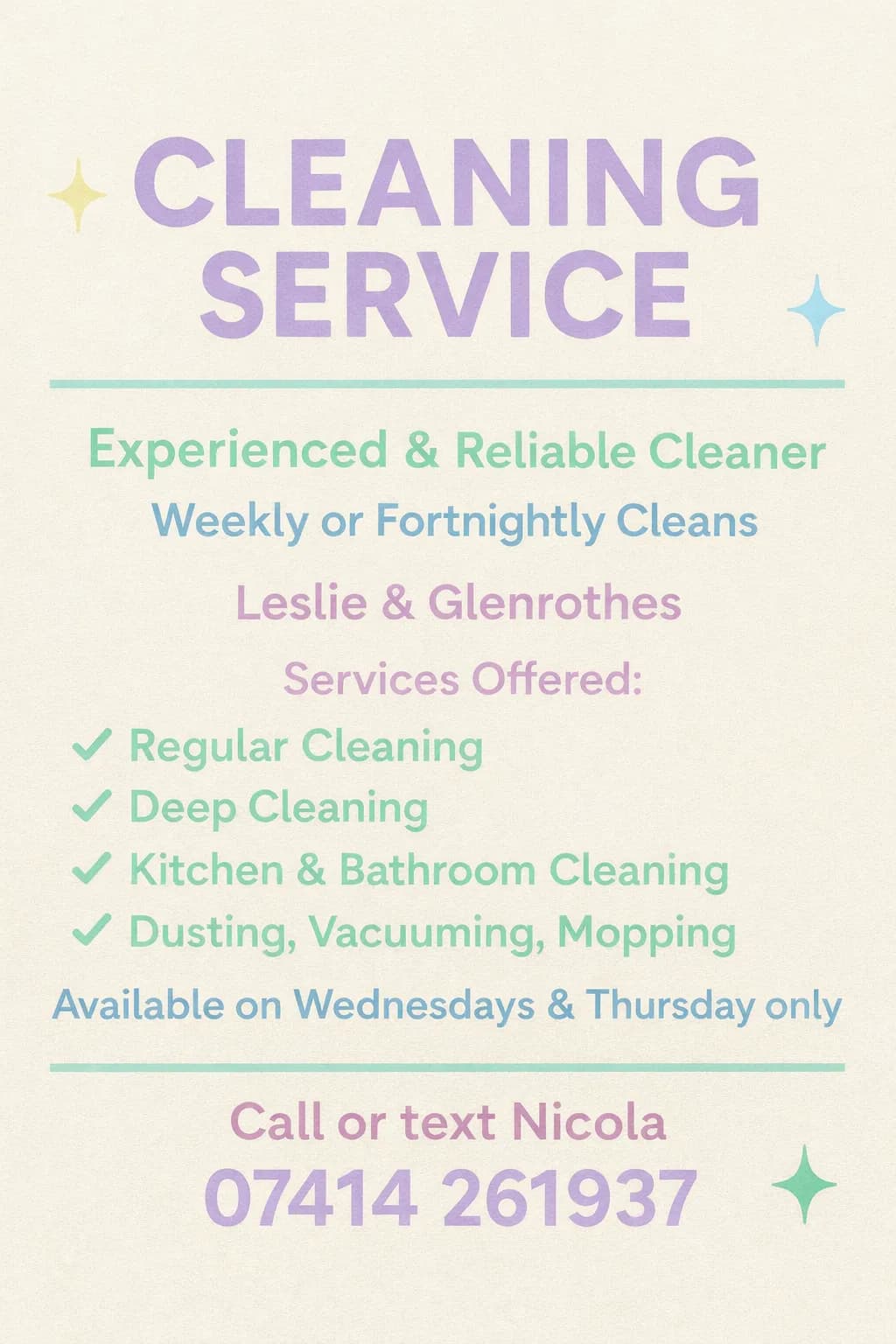 Cleaning Service Flyer