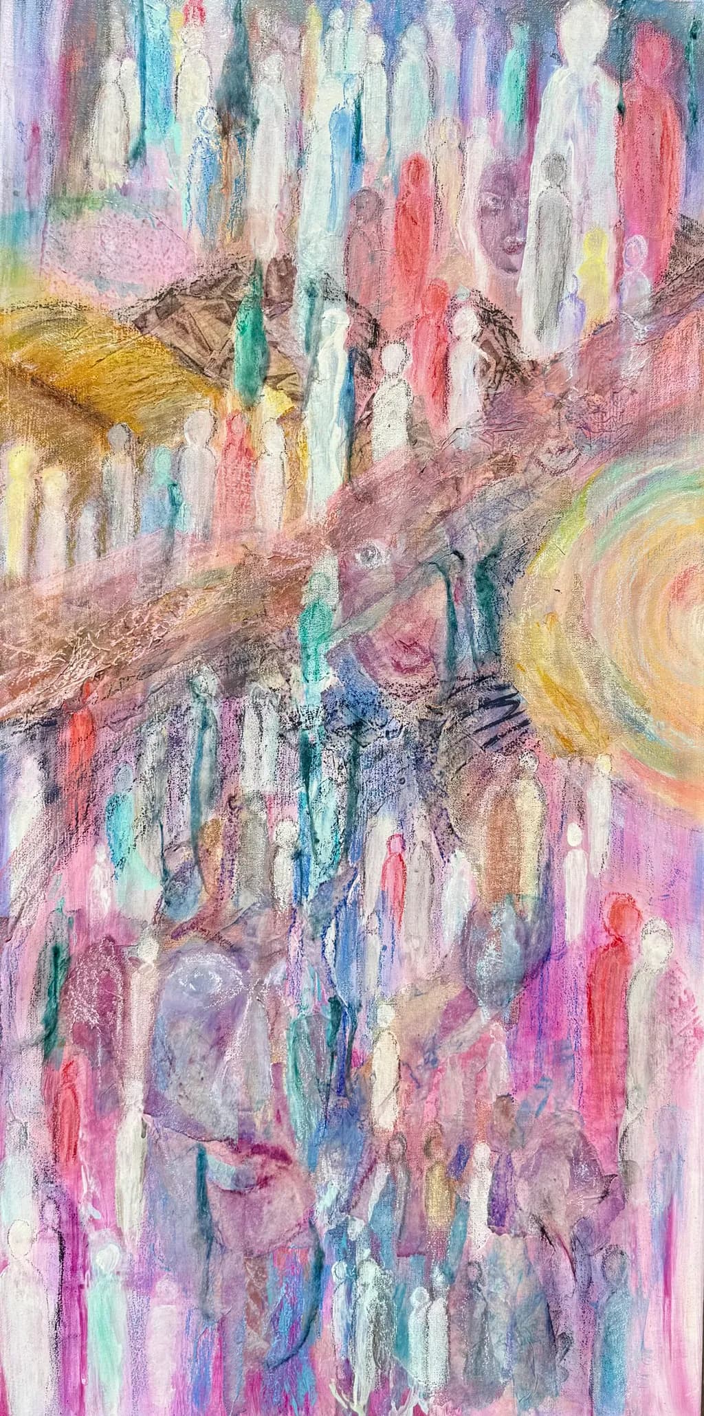 Whispers of the Collective: A Journey Through Color and Emotion