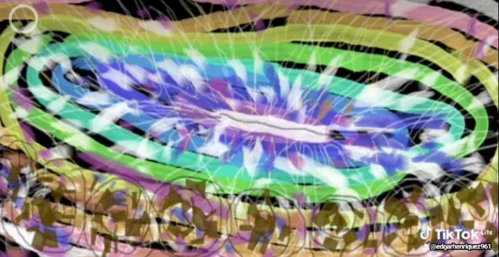 Vibrant Whirl: A Dance of Color and Motion in Abstract Art