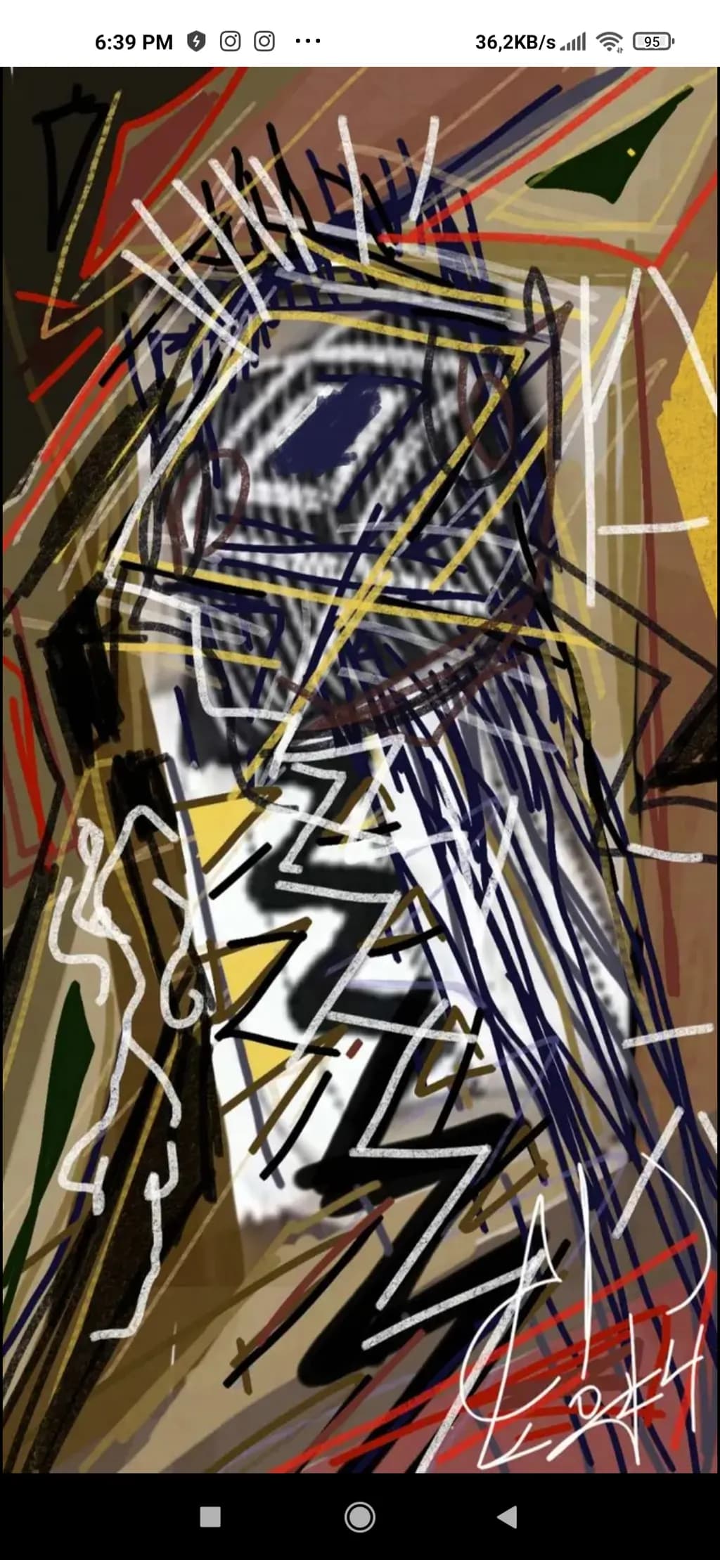 Dynamic Chaos: An Abstract Exploration of Emotion and Form