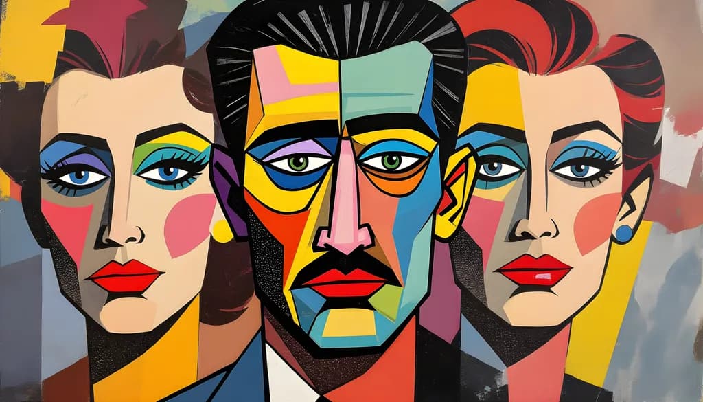 Dada Collage Faces