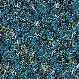 Cerulean Swirls Surface Pattern
