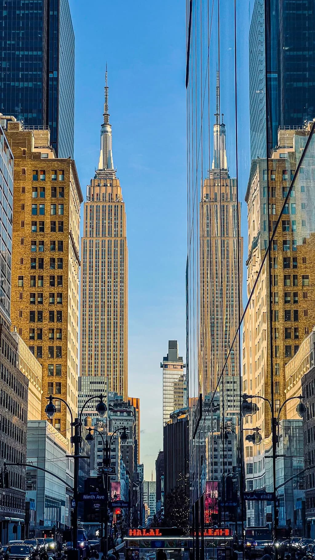 Reflections of Majesty: The Empire State Building in Urban Harmony