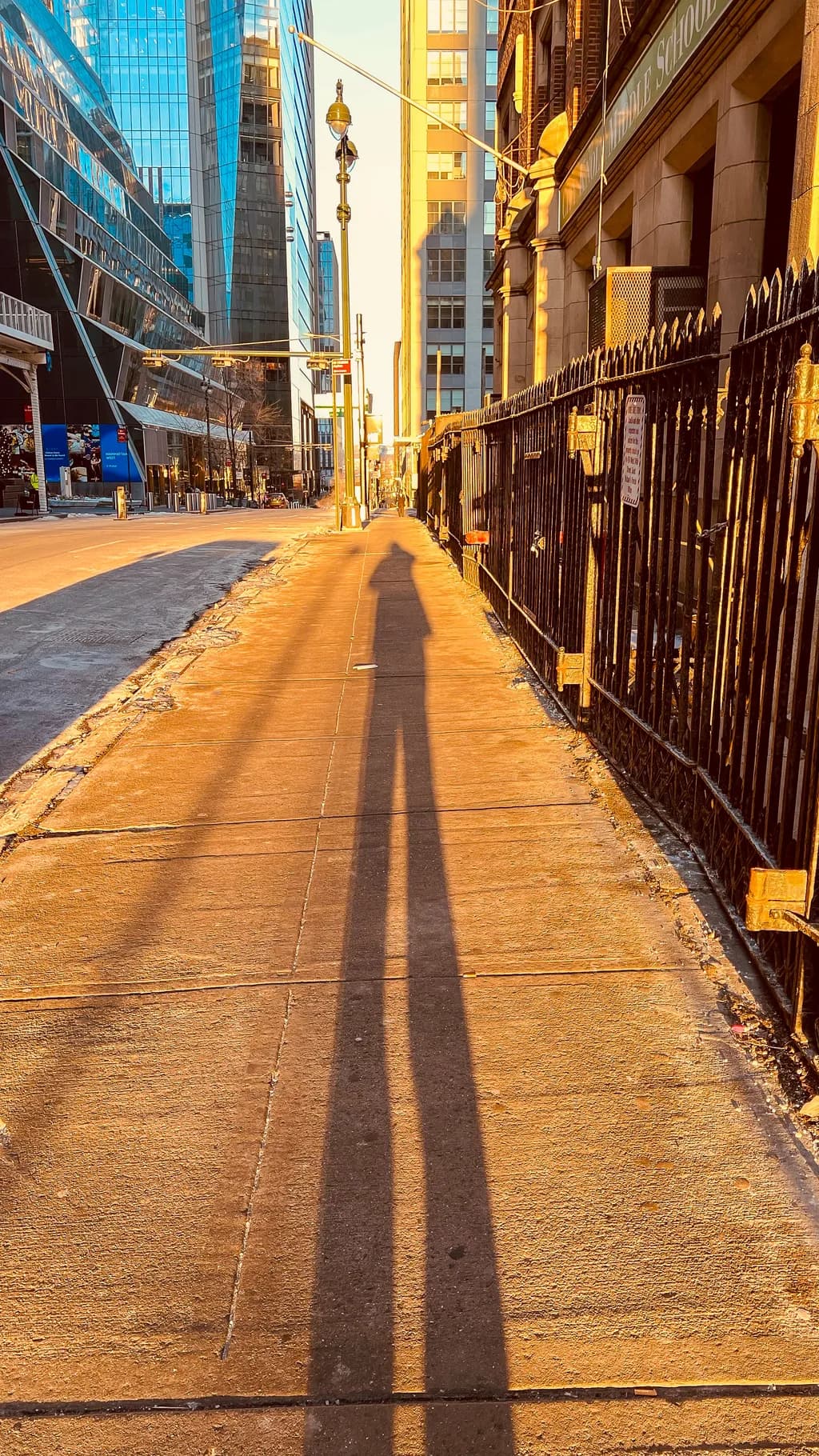 Urban Shadows: A Dance of Light and Form on City Streets