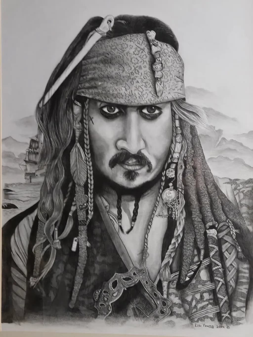 Legend of the High Seas: A Captivating Portrait of a Fearless Pirate Captain