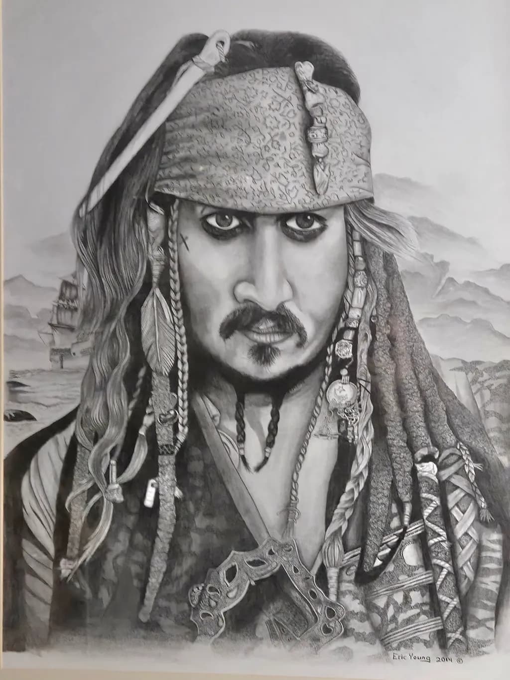 Legendary Pirate Portrait: A Captivating Tribute to the Iconic Swashbuckler