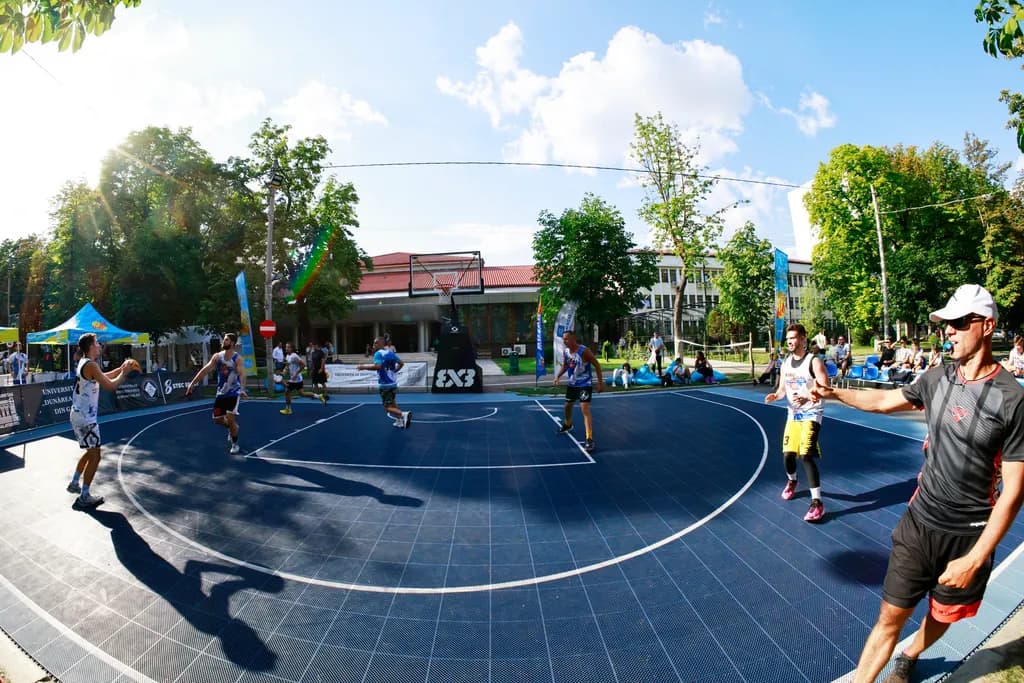 Urban Hoops: Capturing the Spirit of Street Basketball in Action