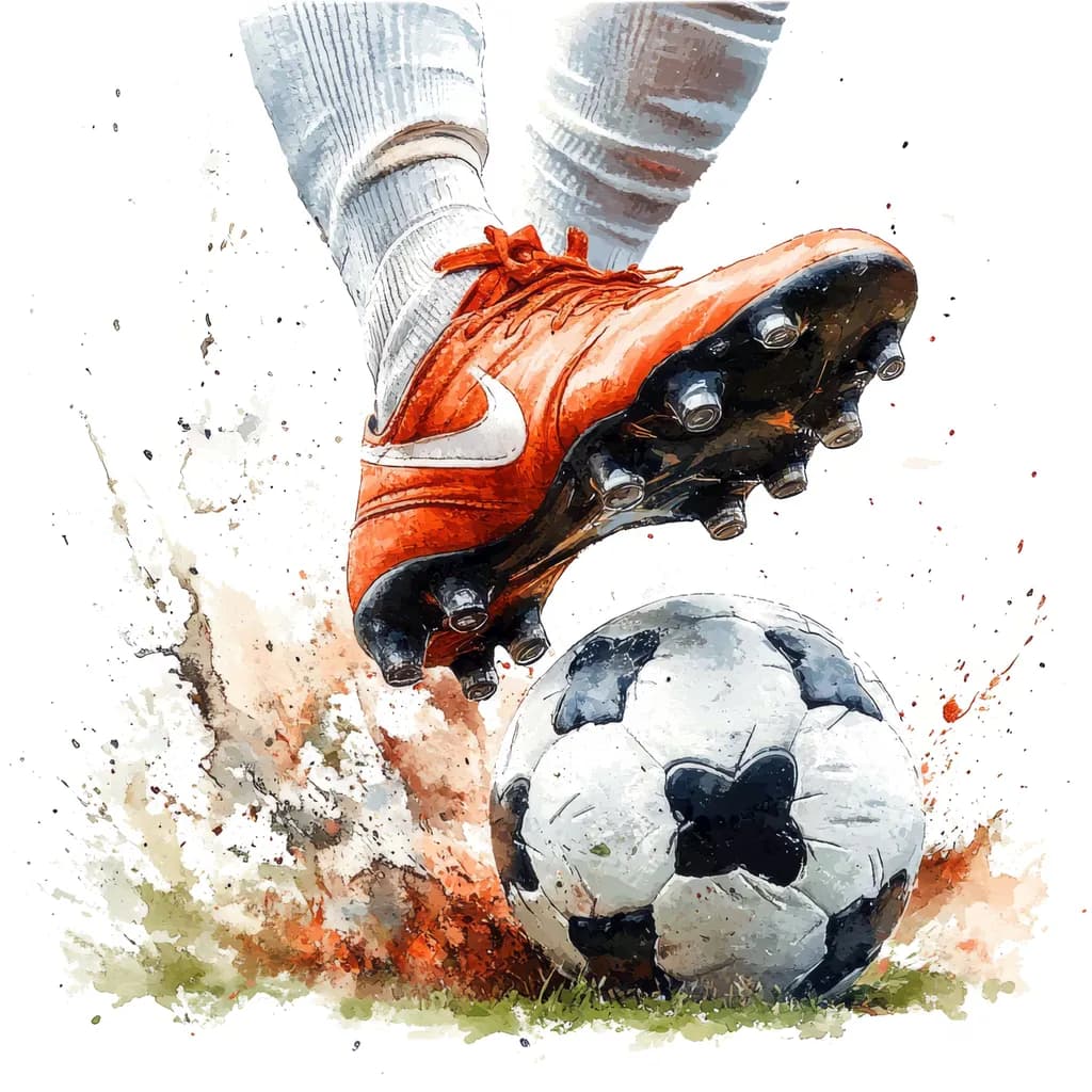 Dynamic Kick: The Art of Soccer in Motion