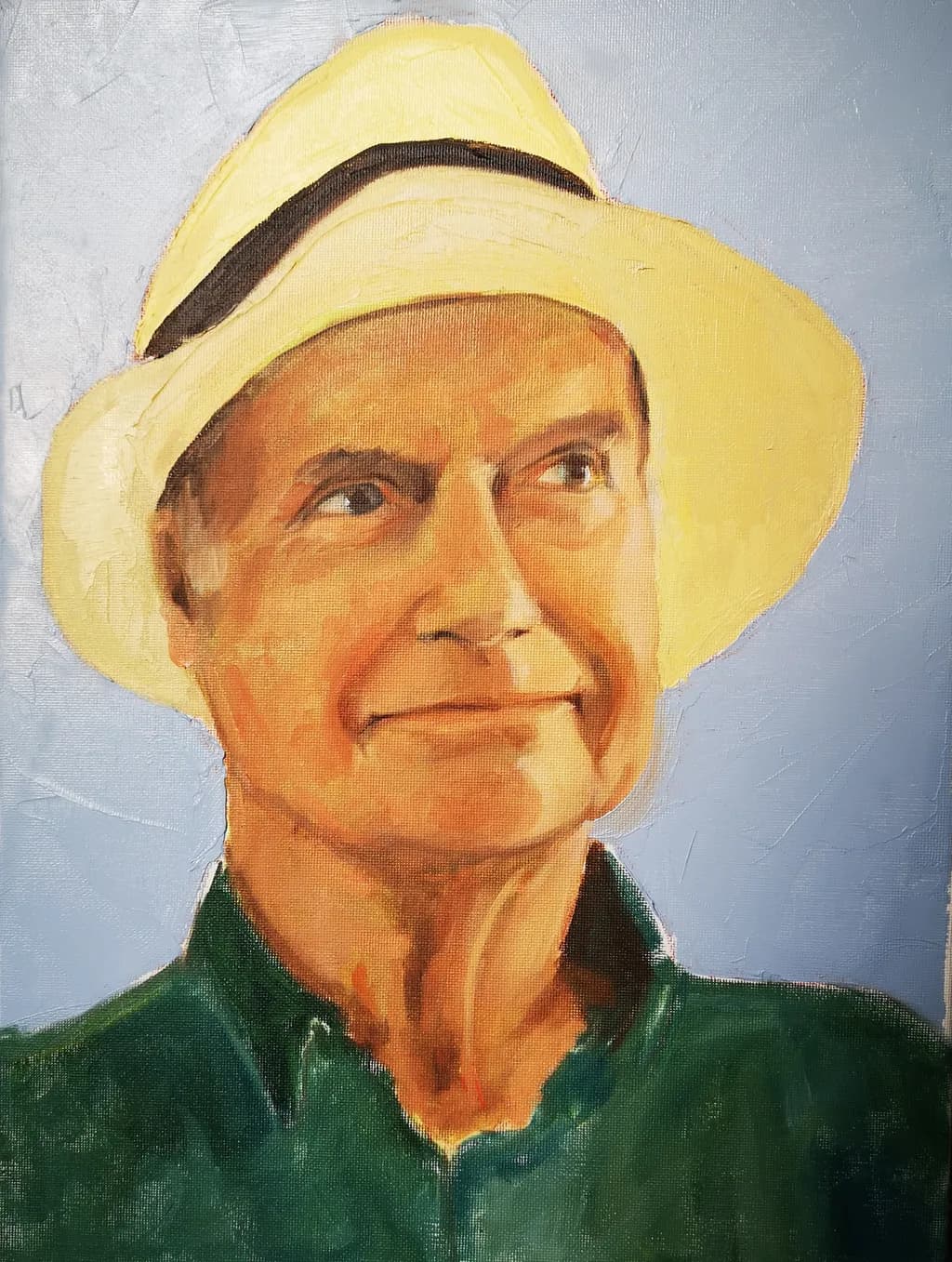Golden Moments: A Portrait of Wisdom and Warmth