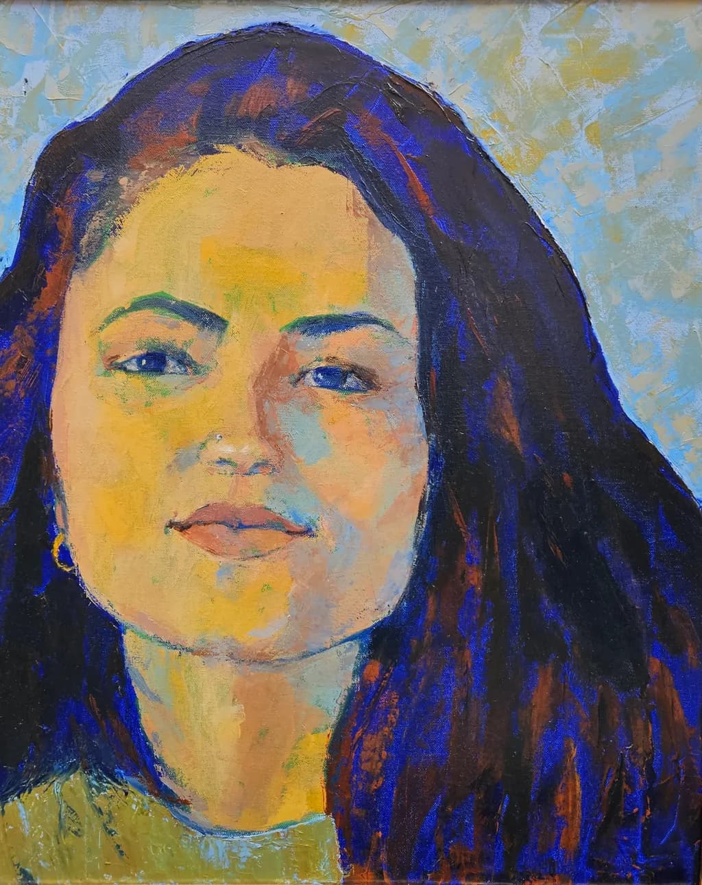 Radiant Reflections: A Vibrant Portrait of Inner Strength and Beauty