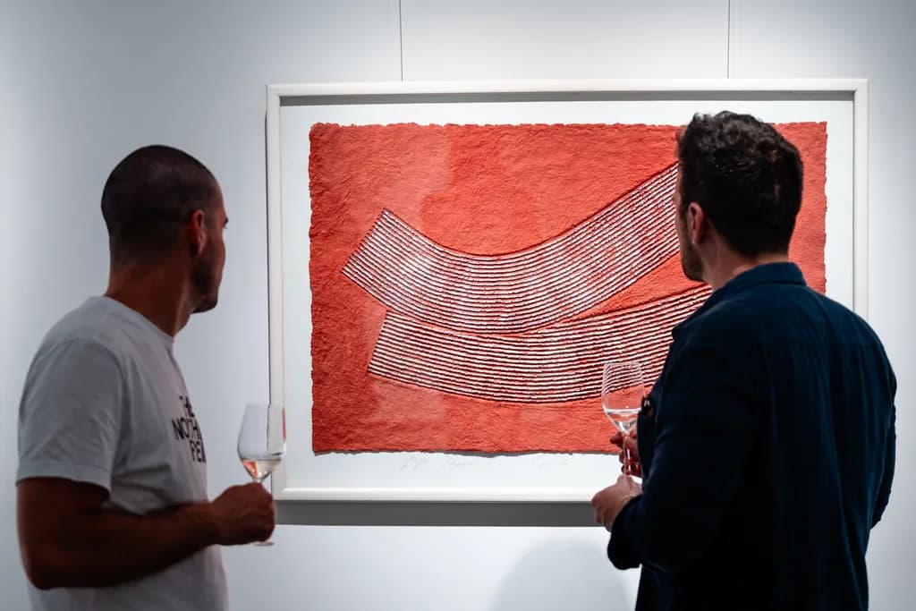 Whispers of Red: An Abstract Conversation in Contemporary Art