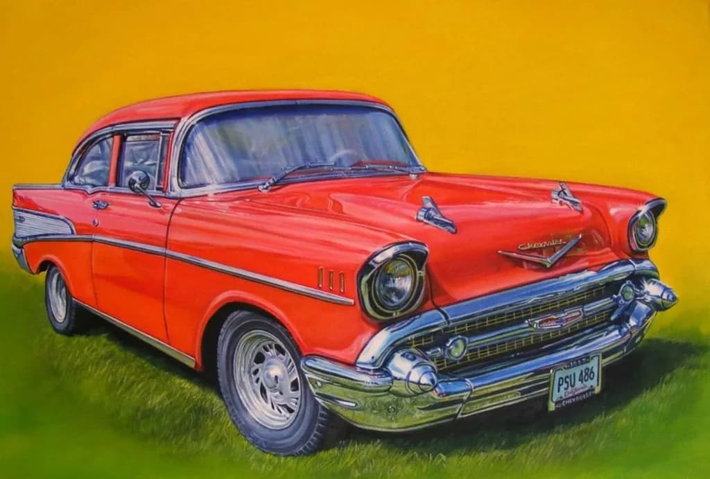 Red Classic Chevy