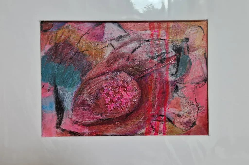 Whispers of Color: An Abstract Journey Through Emotion and Texture