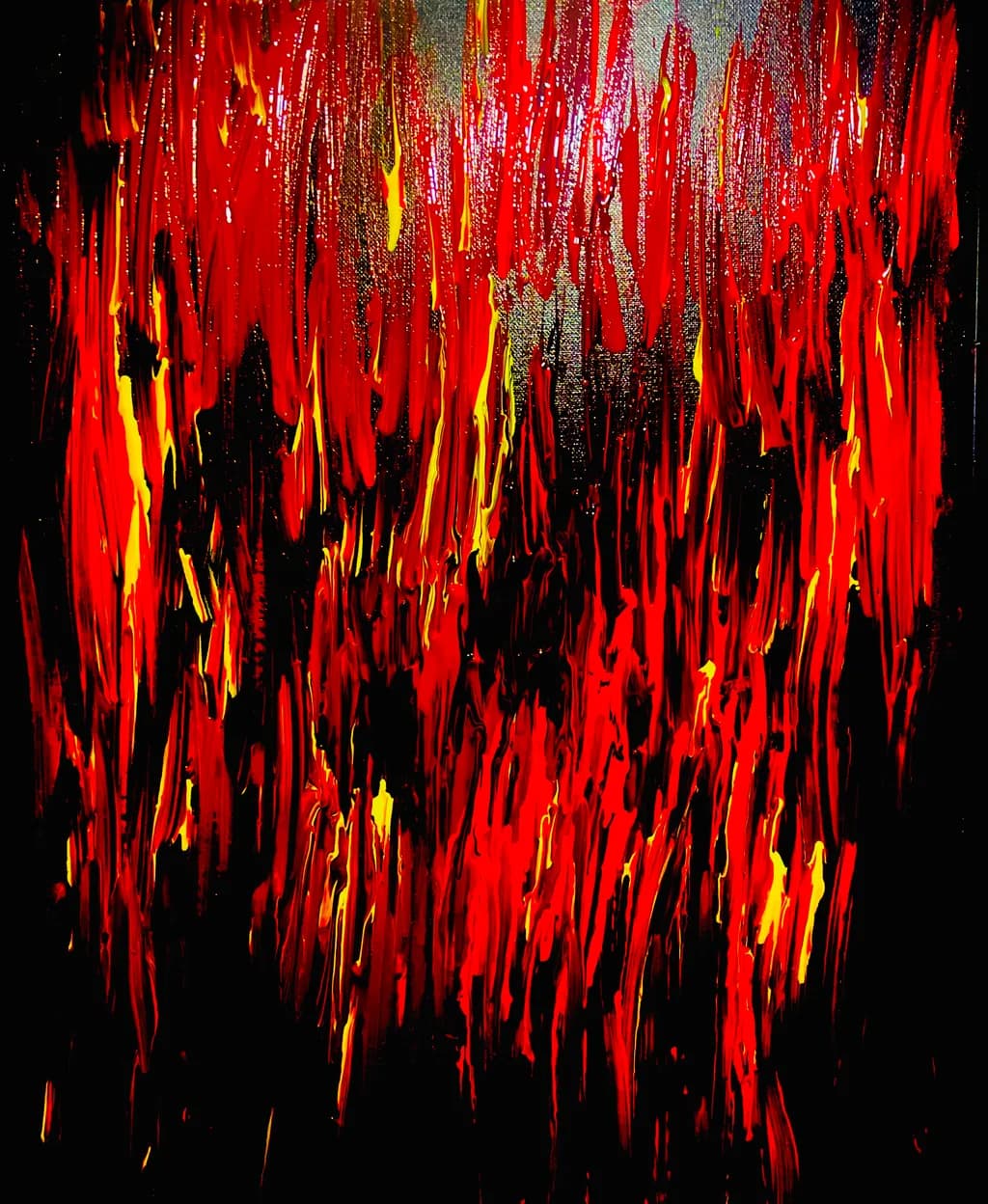 Fiery Abstract Burst