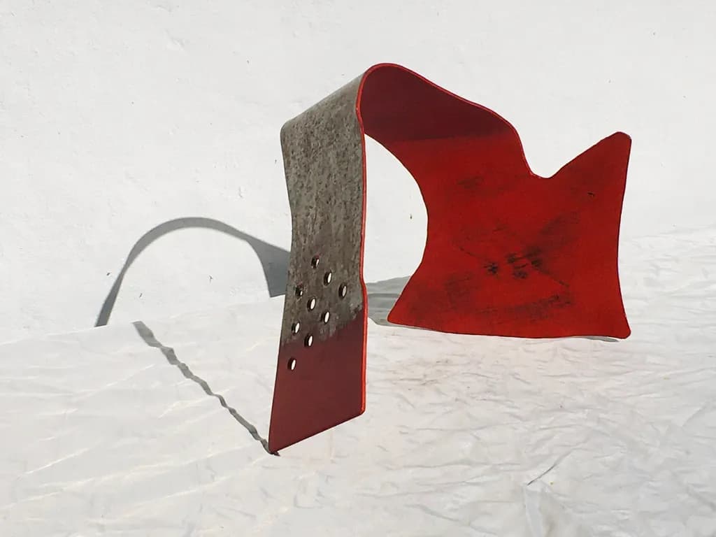 Dynamic Harmony: A Sculptural Dance of Form and Color