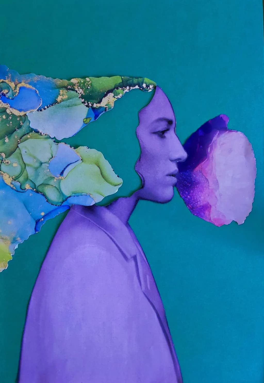 Whimsical Reflections: A Colorful Journey Through Abstract Portraiture