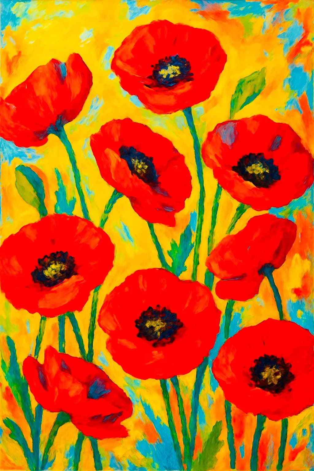Vibrant Poppies: A Celebration of Color and Life