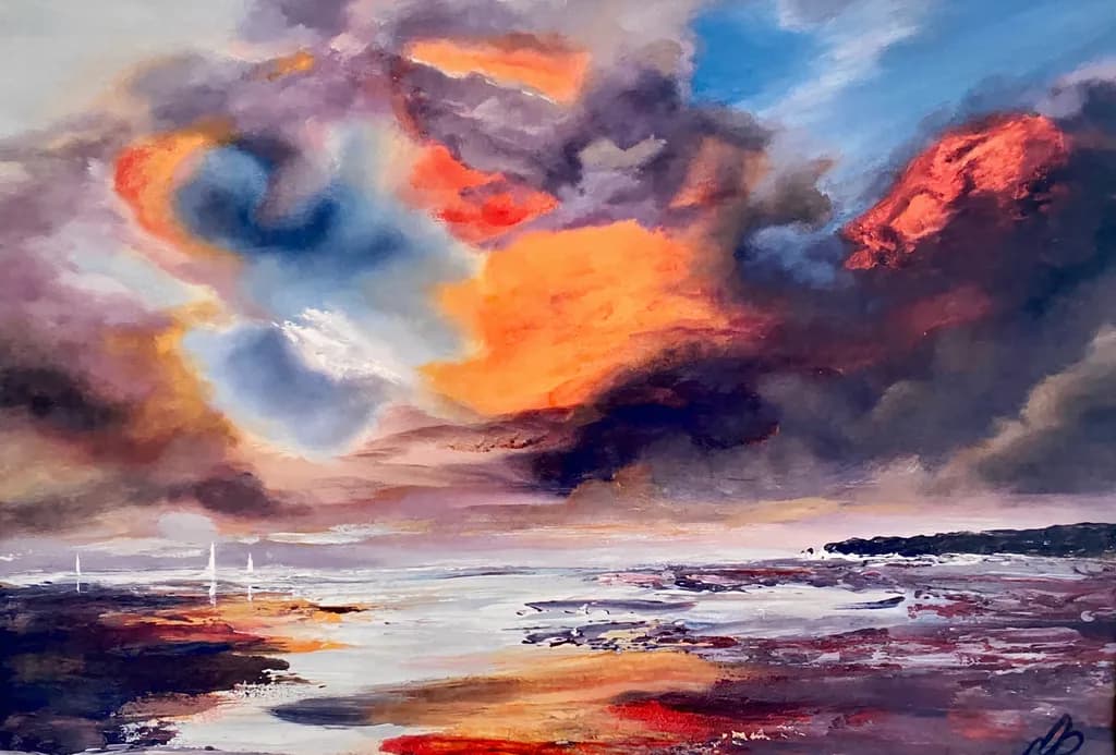 Stormy Sky over Studland Bay
