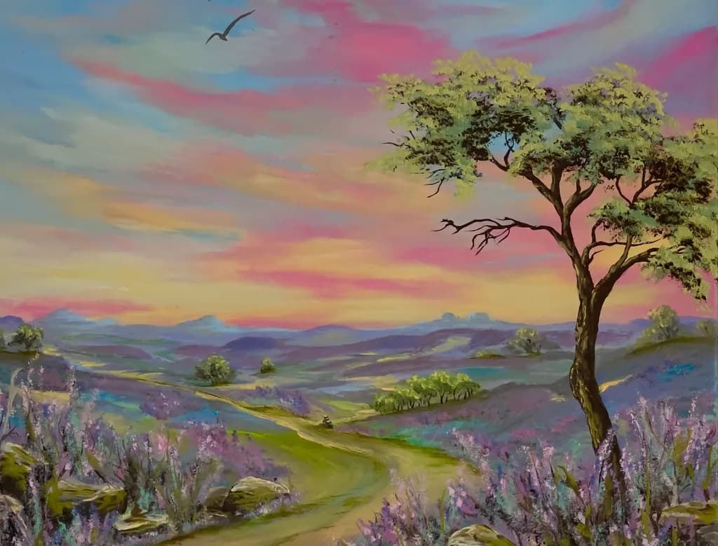 Lavender Horizon