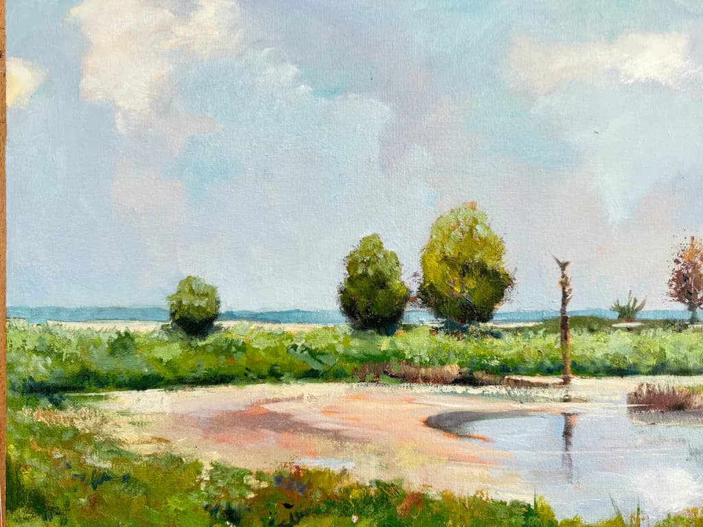 Whispers of Serenity: A Tranquil Landscape Embracing Nature's Palette